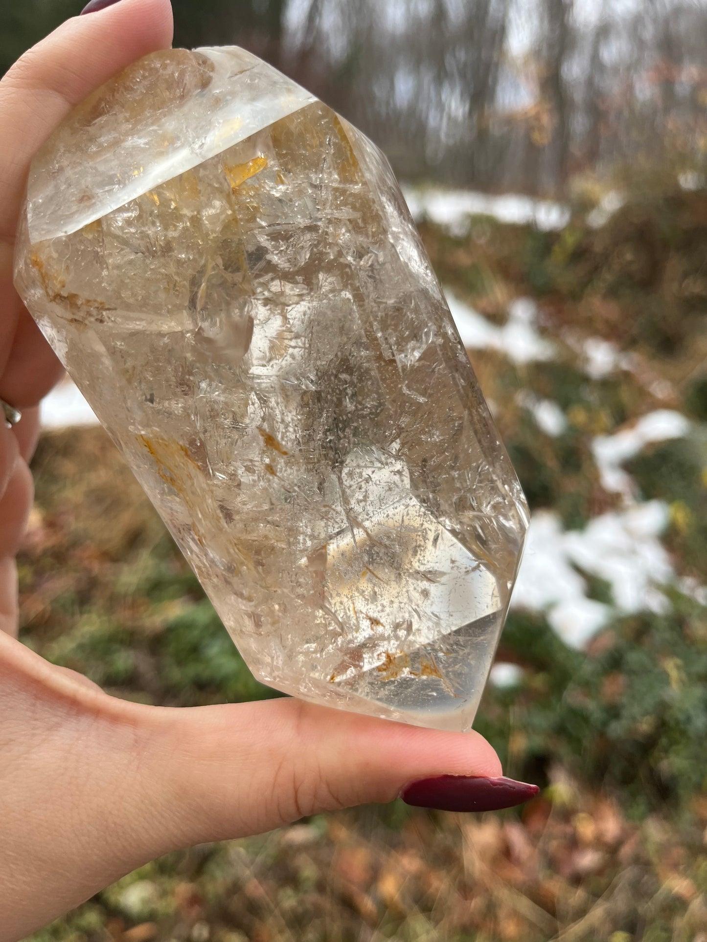 Smoky Quartz Double Terminated Point