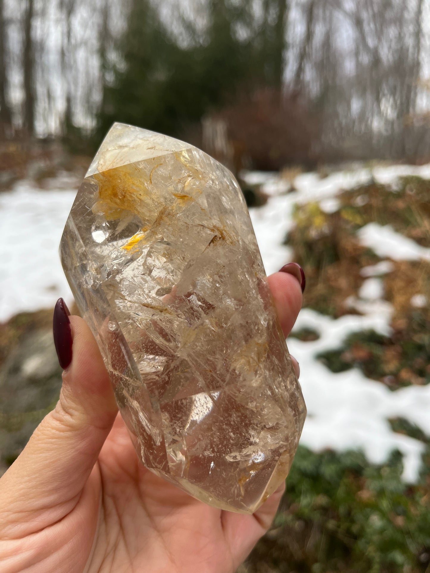 Smoky Quartz Double Terminated Point