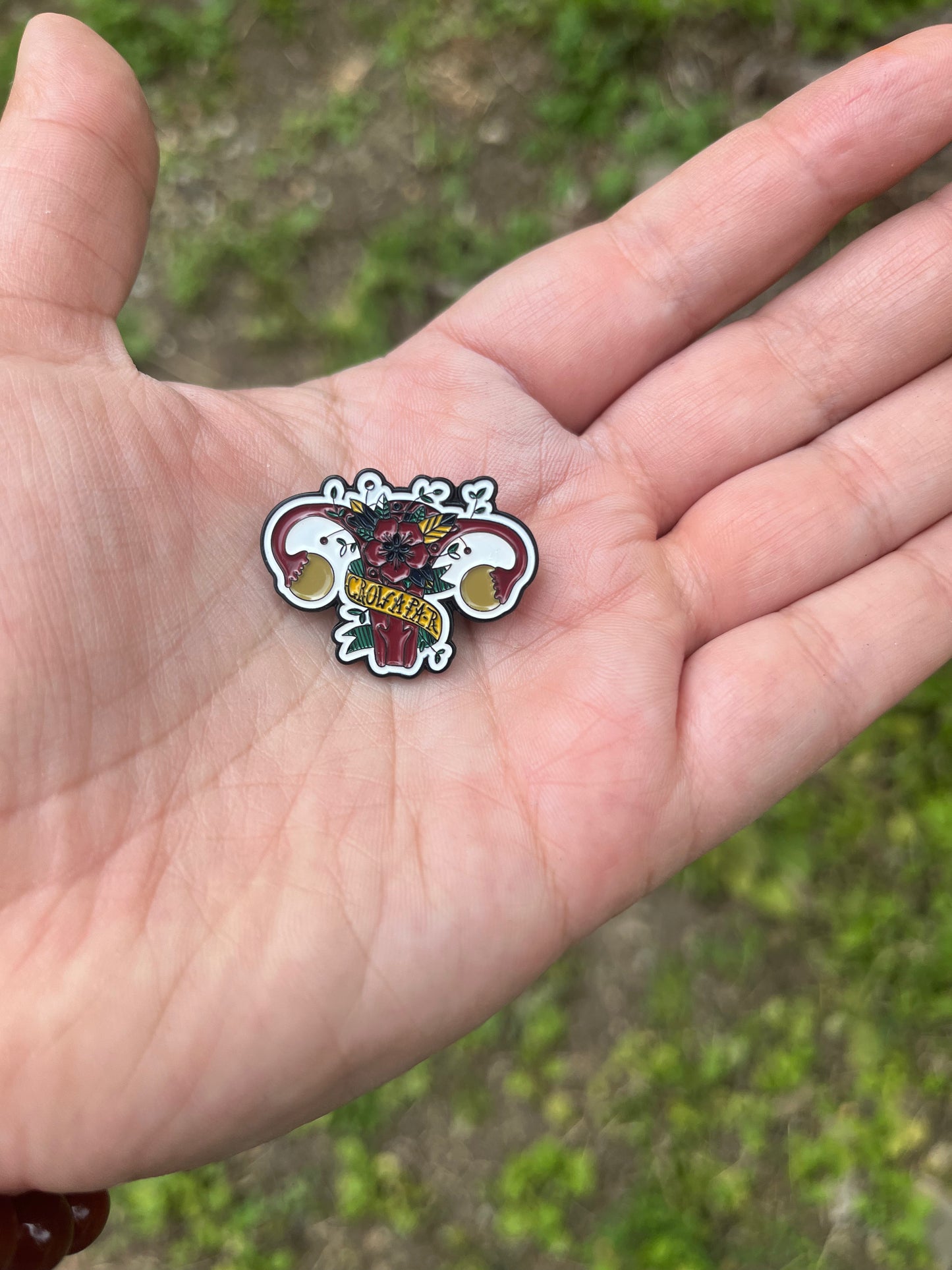 “Grow-a pair” Pin (Grow a Pair) uterus pin