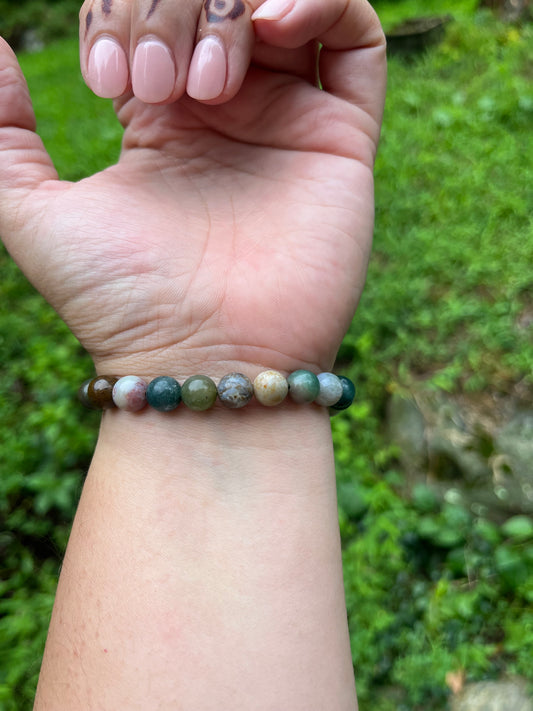 Ocean Jasper Beaded Bracelet