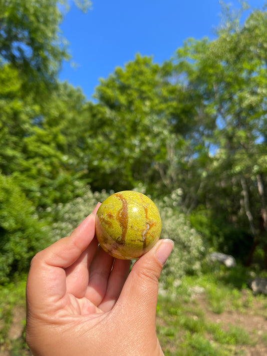 Green Opal Sphere