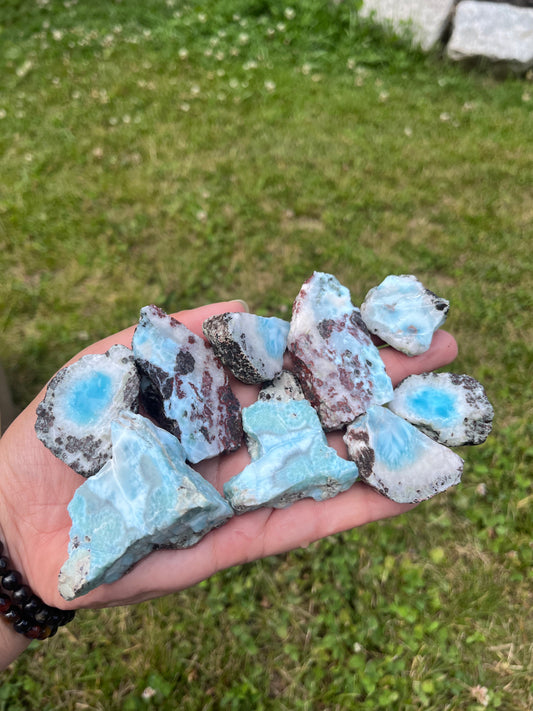 Larimar raw CUT