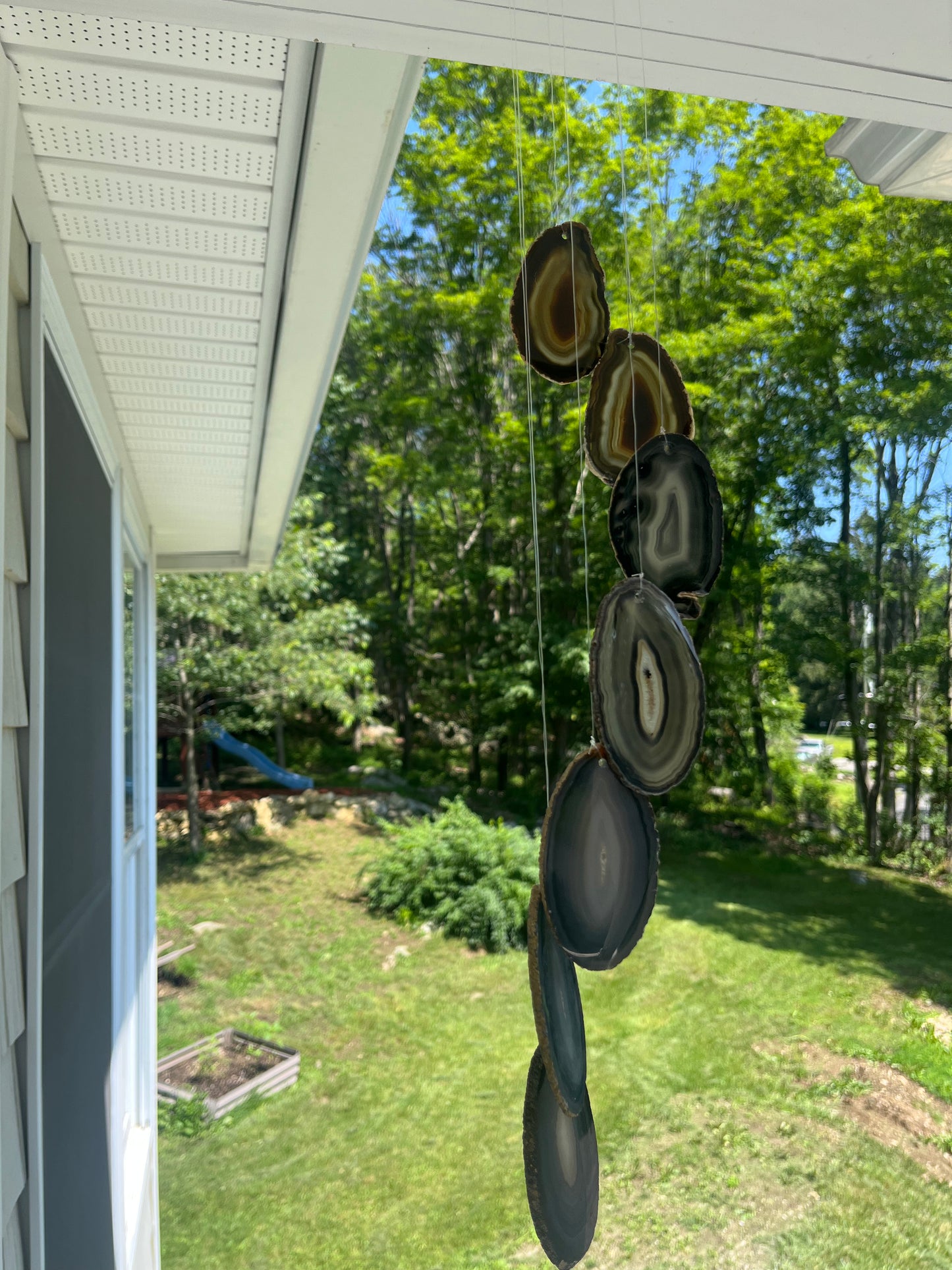 Agate Slice Wind Chimes