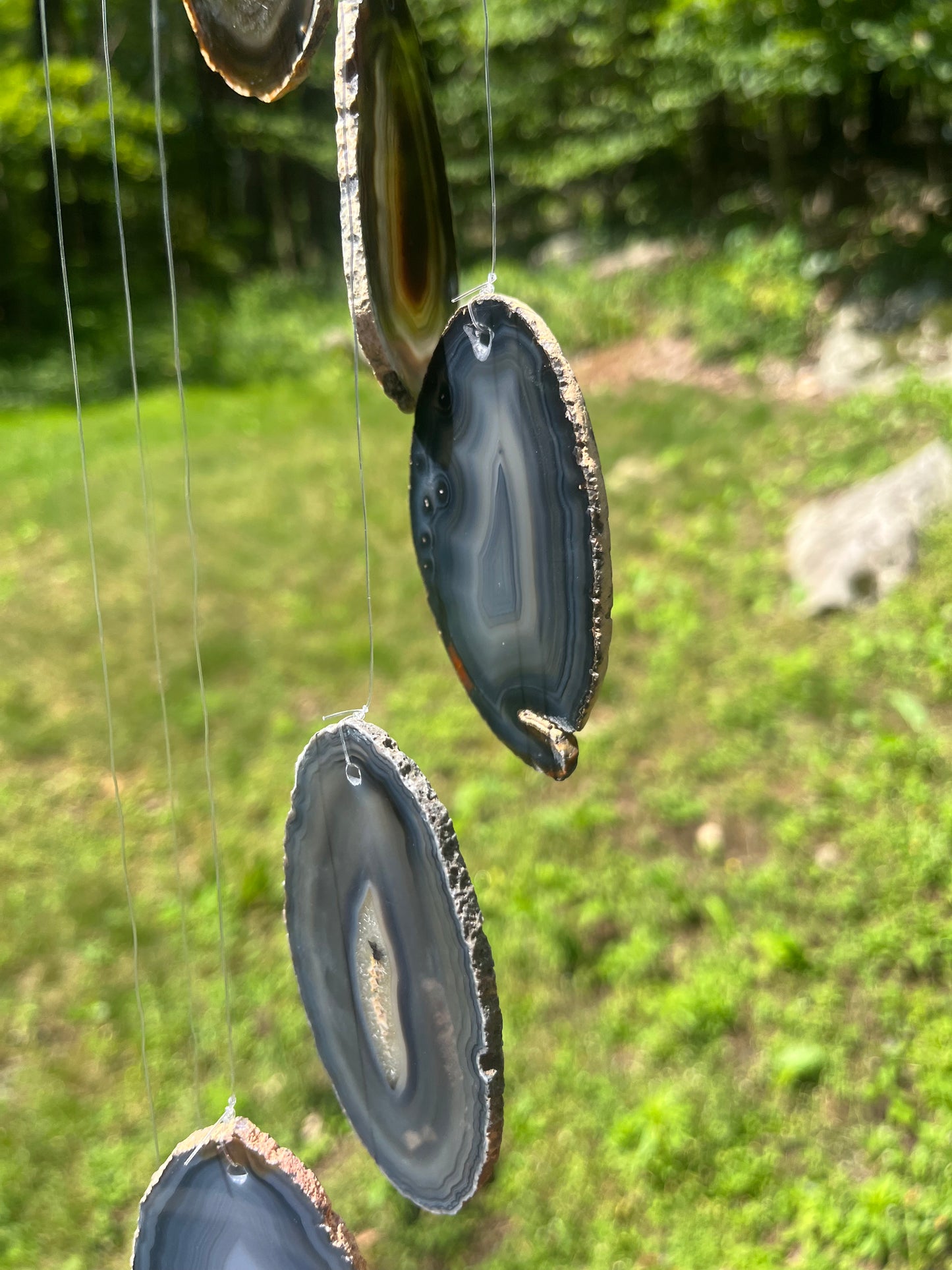 Agate Slice Wind Chimes