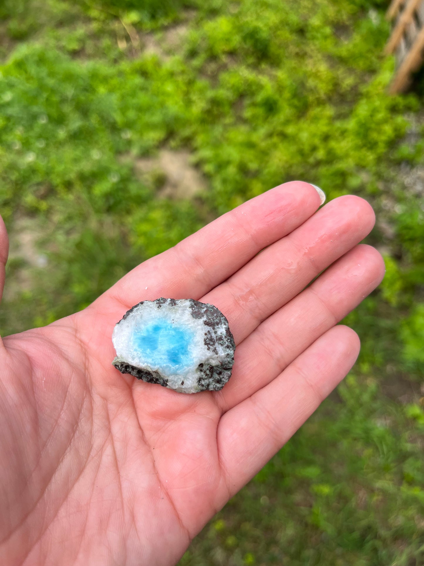 Larimar raw CUT