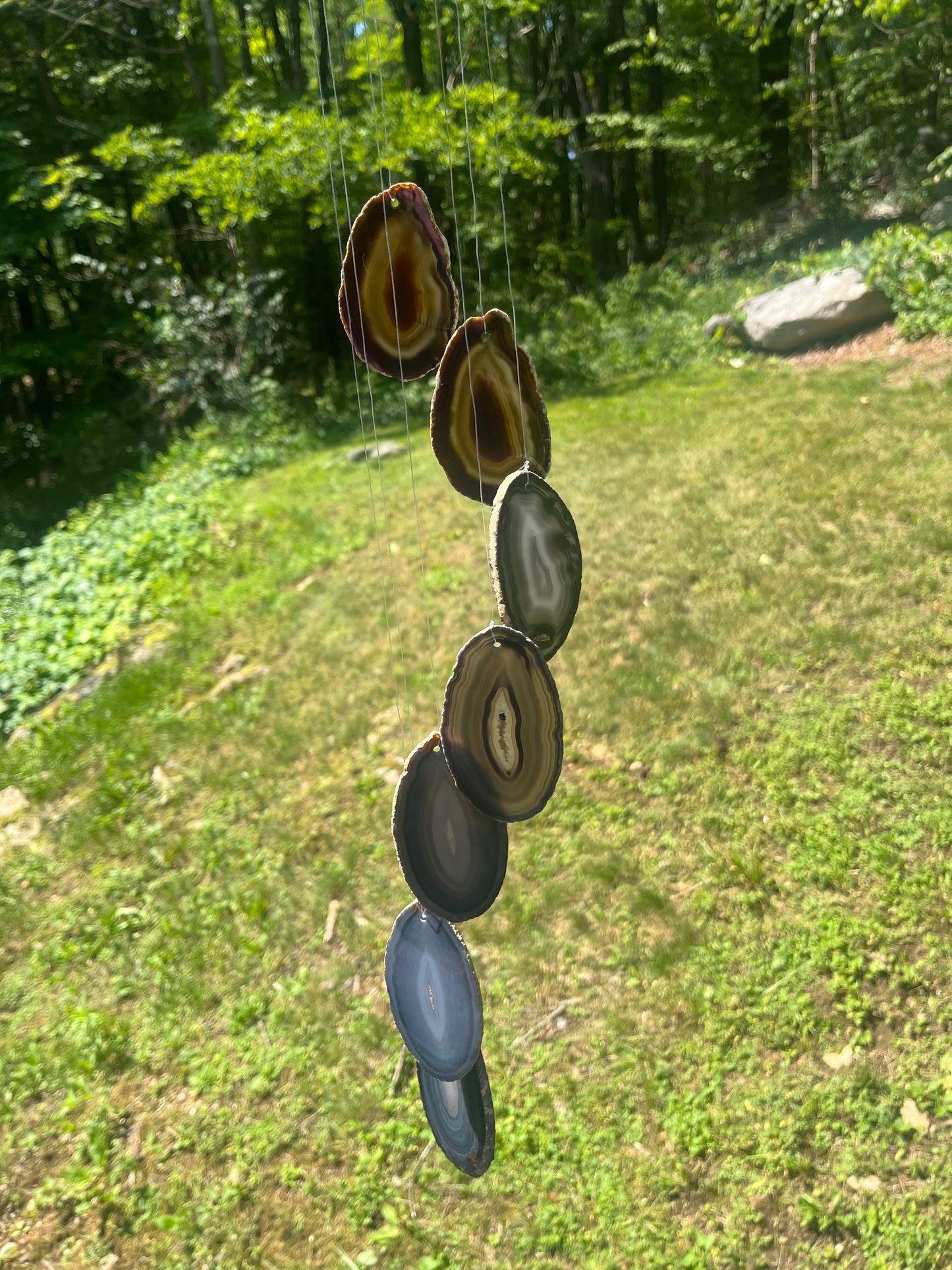 Agate Slice Wind Chimes