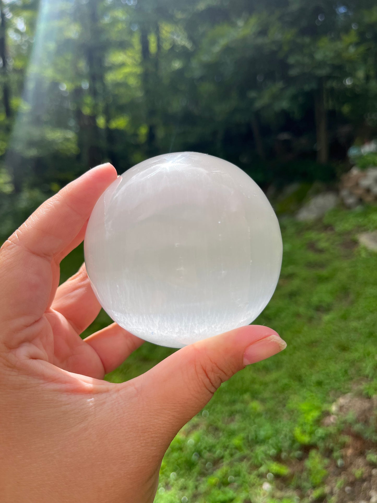 Selenite (Satin Spar) Sphere