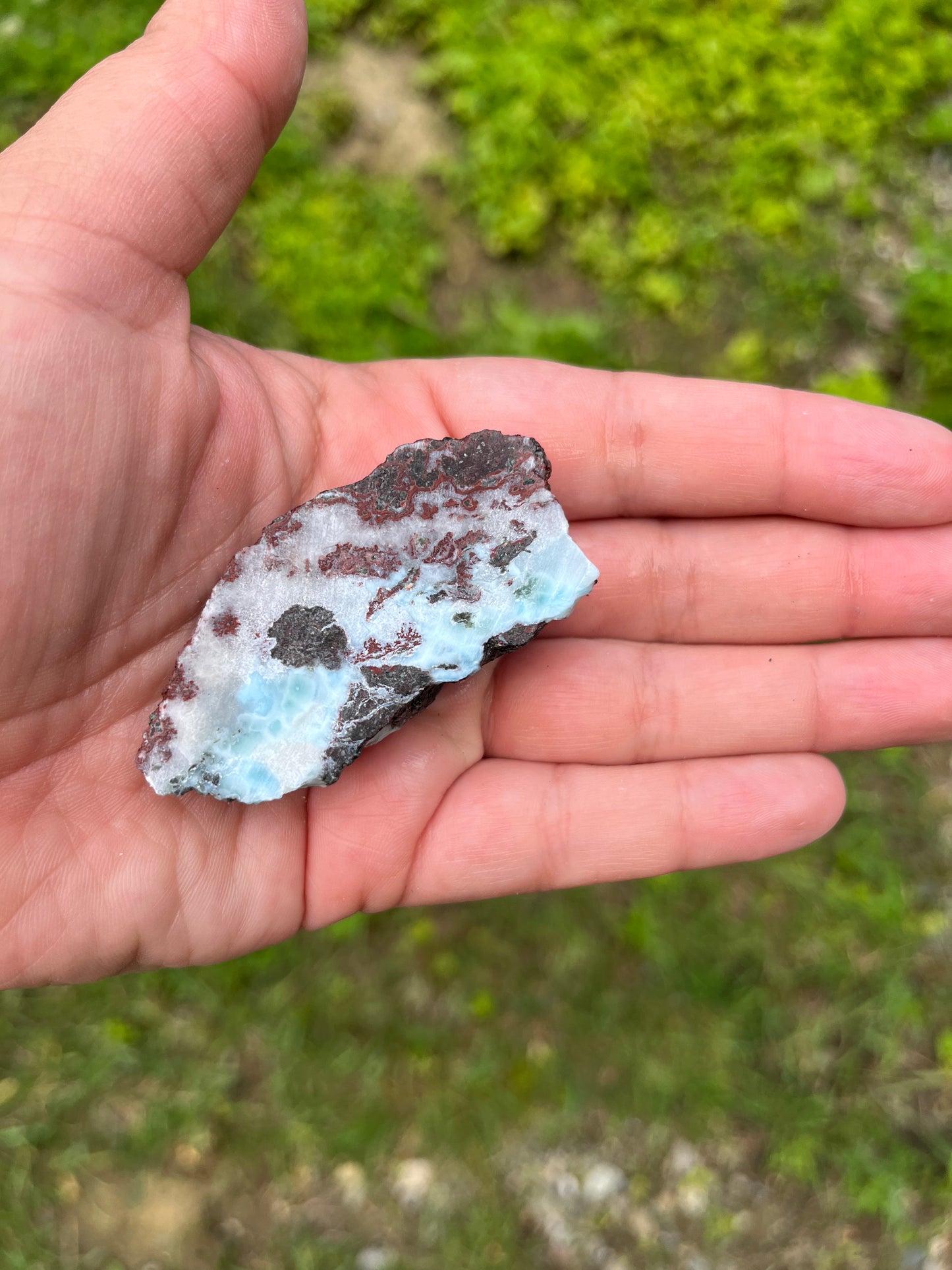 Larimar raw CUT