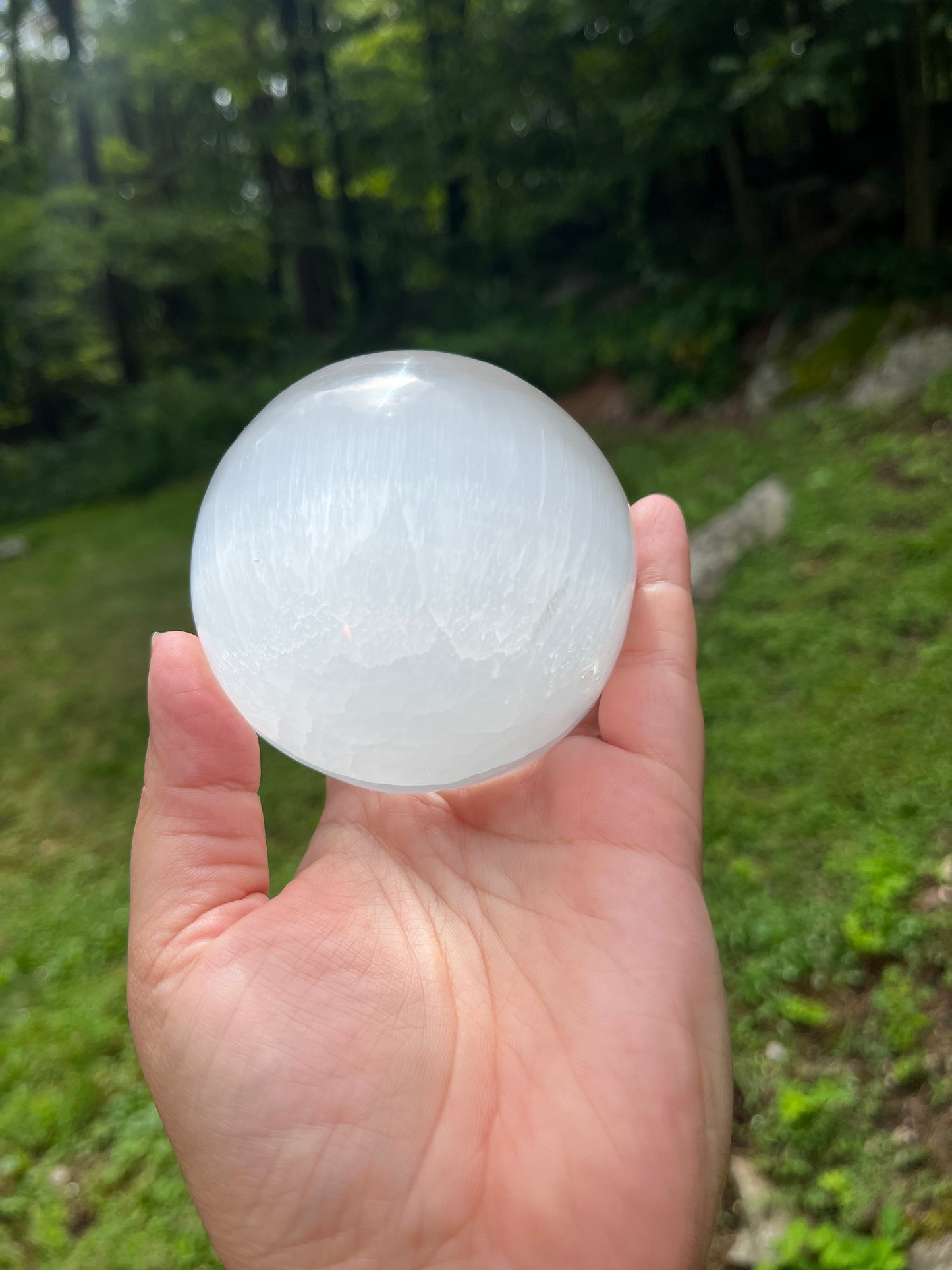 Selenite (Satin Spar) Sphere