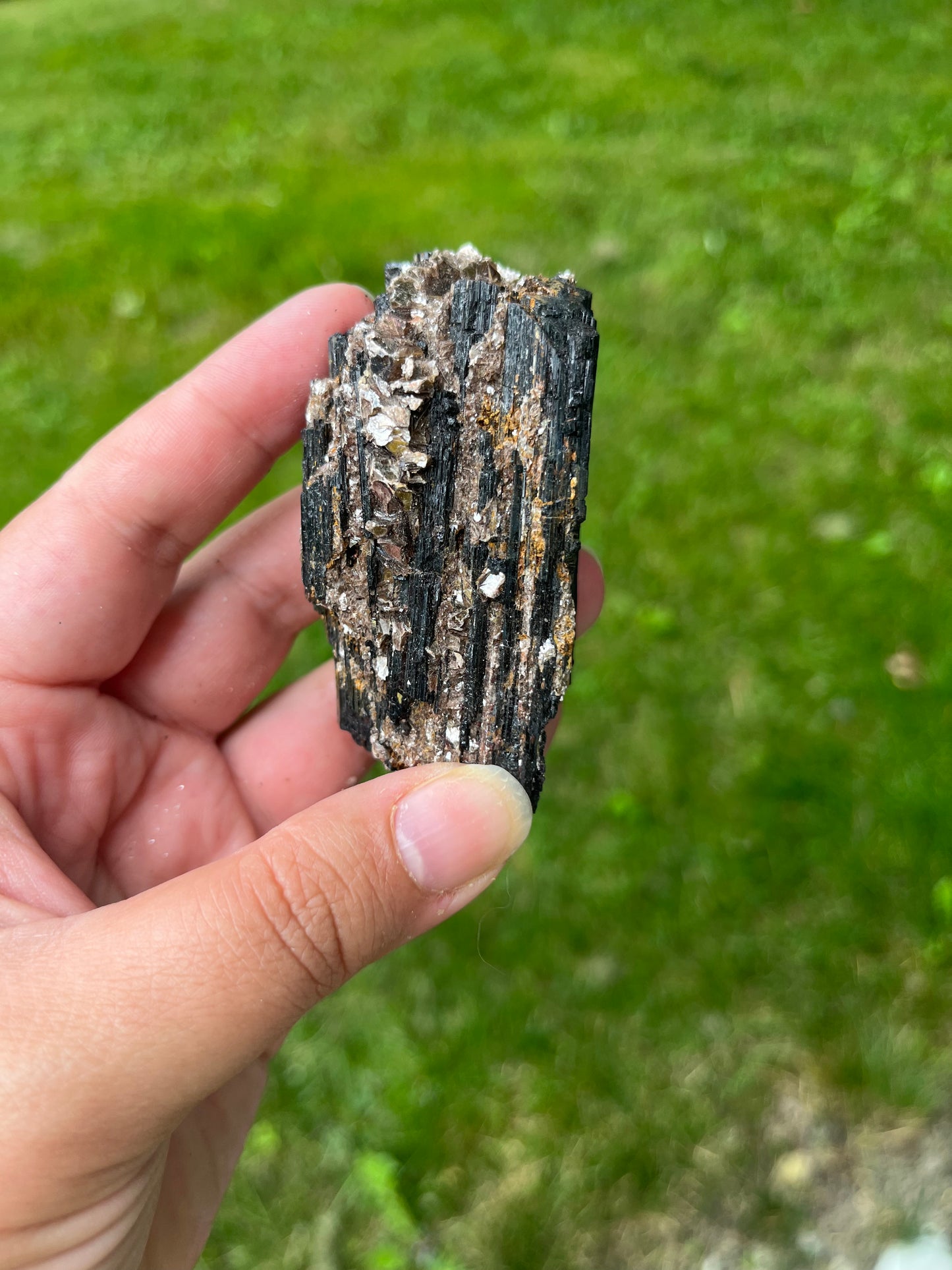 Raw Tourmaline and Mica