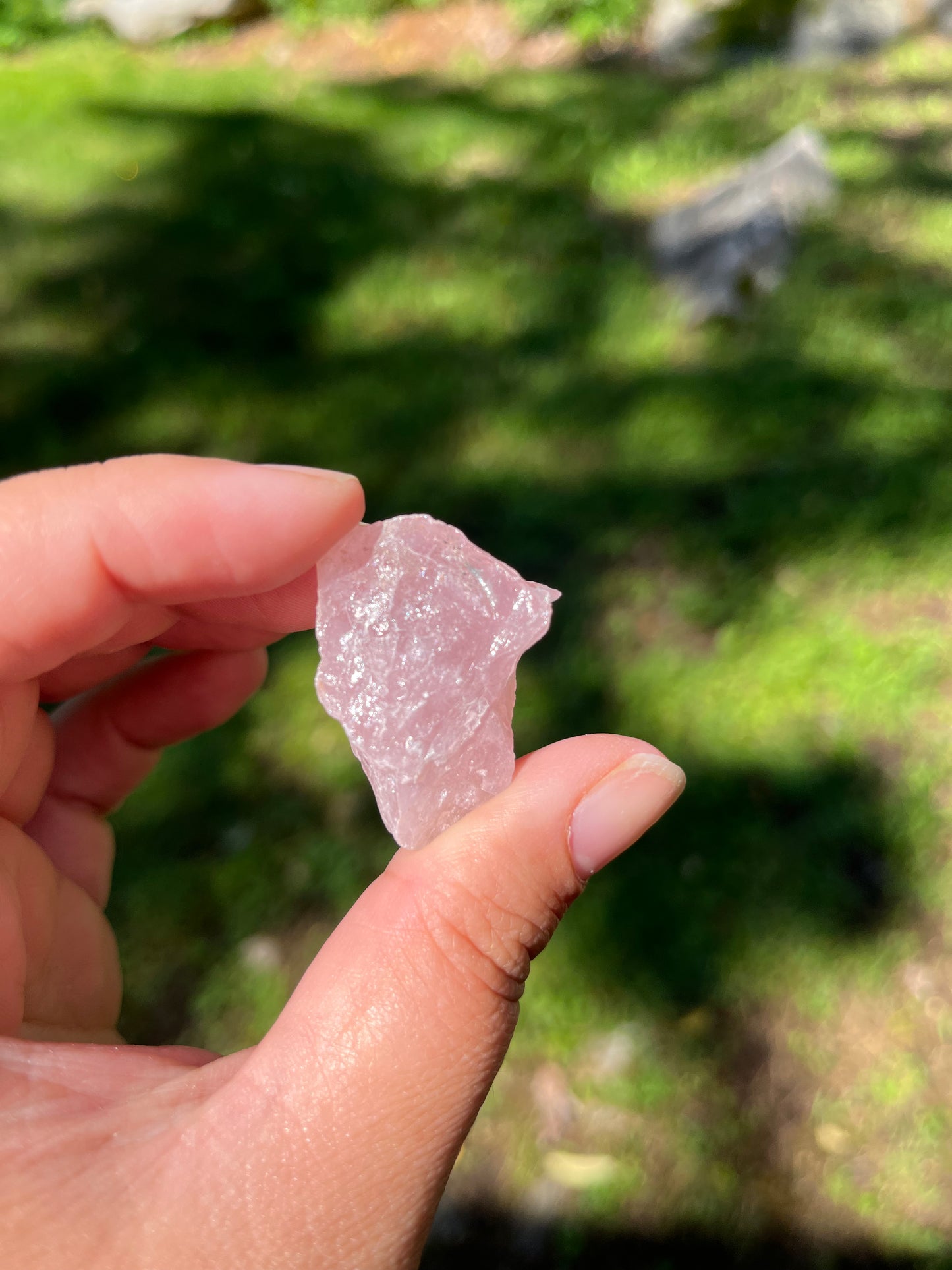 Raw Rose Quartz