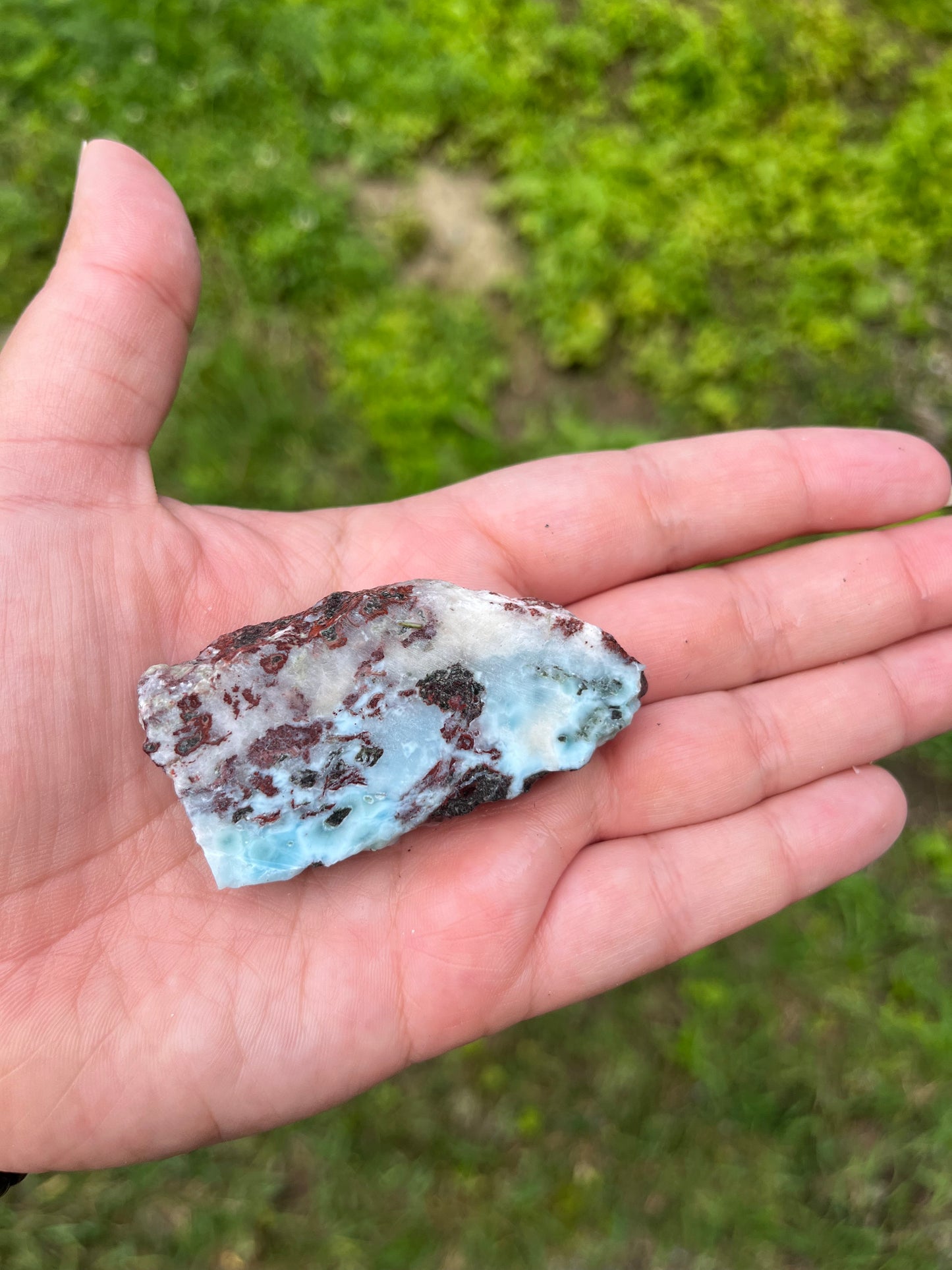 Larimar raw CUT