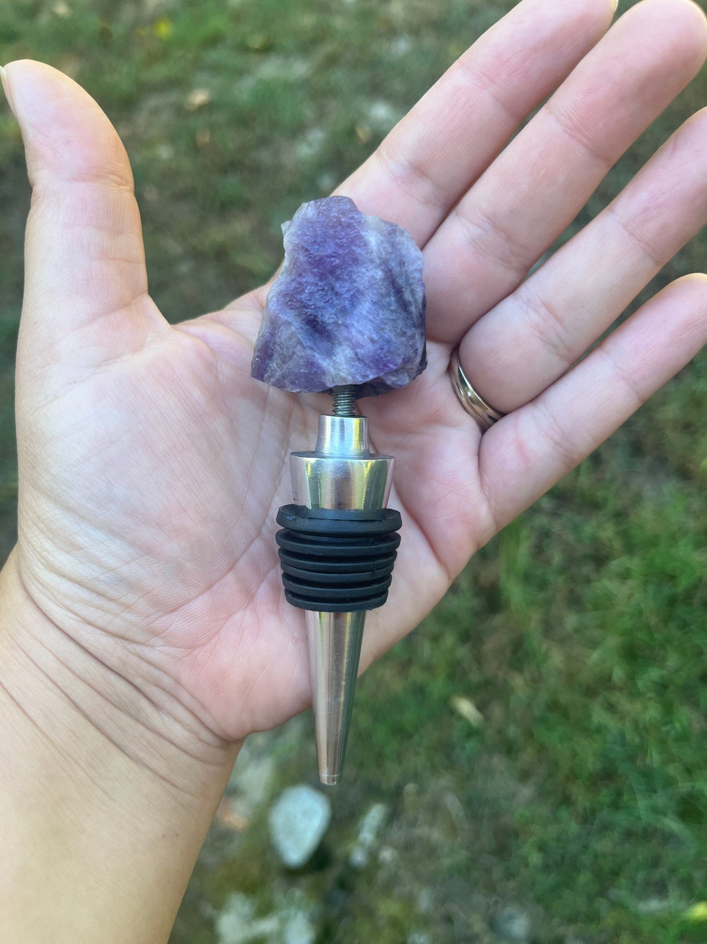 Amethyst Bottle Stopper