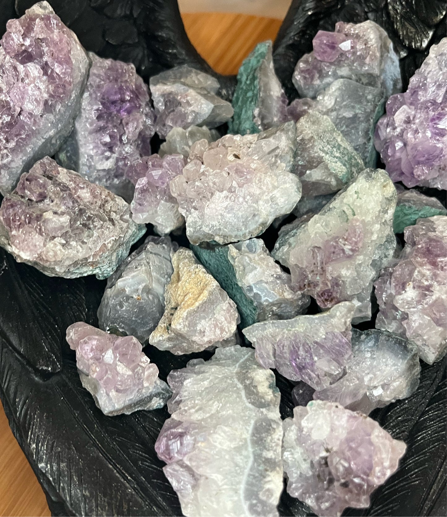 Raw Amethyst- relieving stress and Anxiety