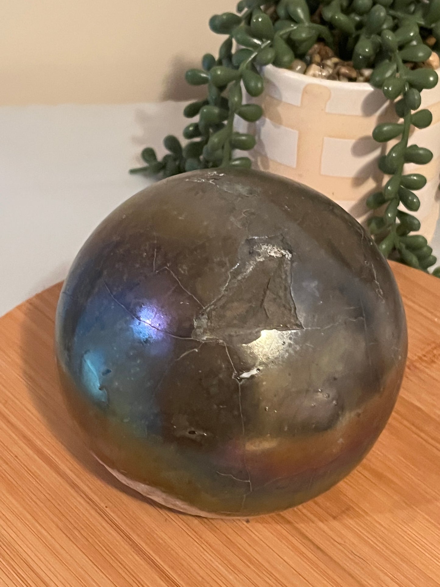 XL Aura Geode Sphere