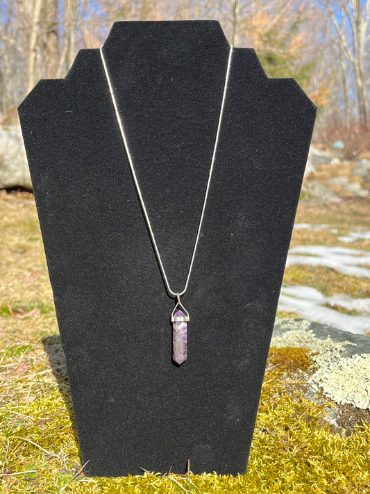 Amethyst Pendant and Necklace