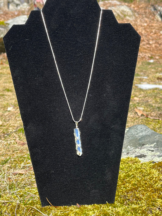 Opalite pendant with necklace