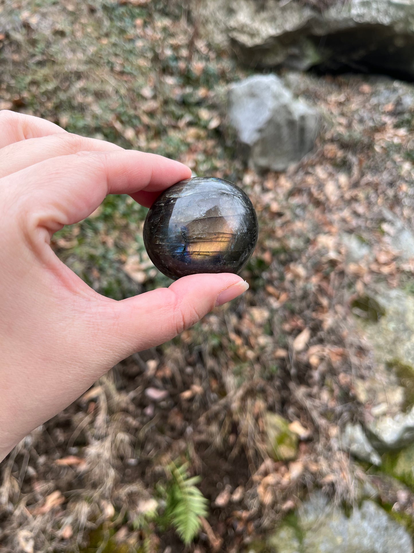 Labradorite Palm Stones