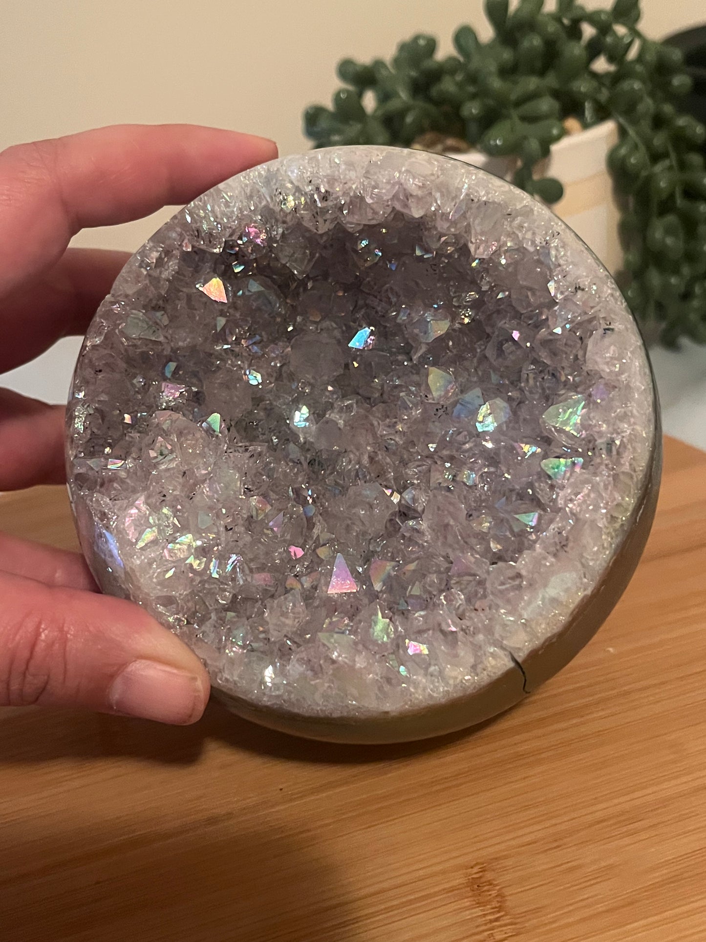 XL Aura Geode Sphere