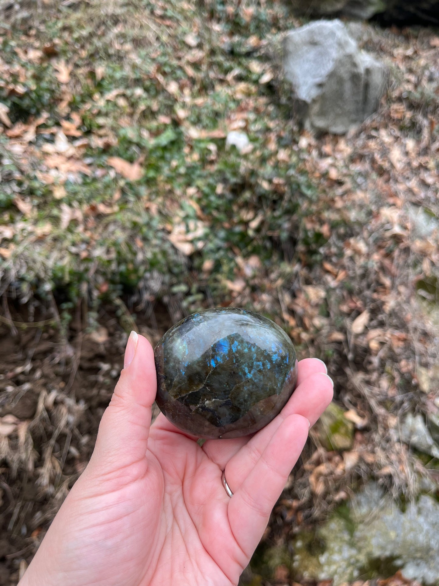 Labradorite Palm Stones