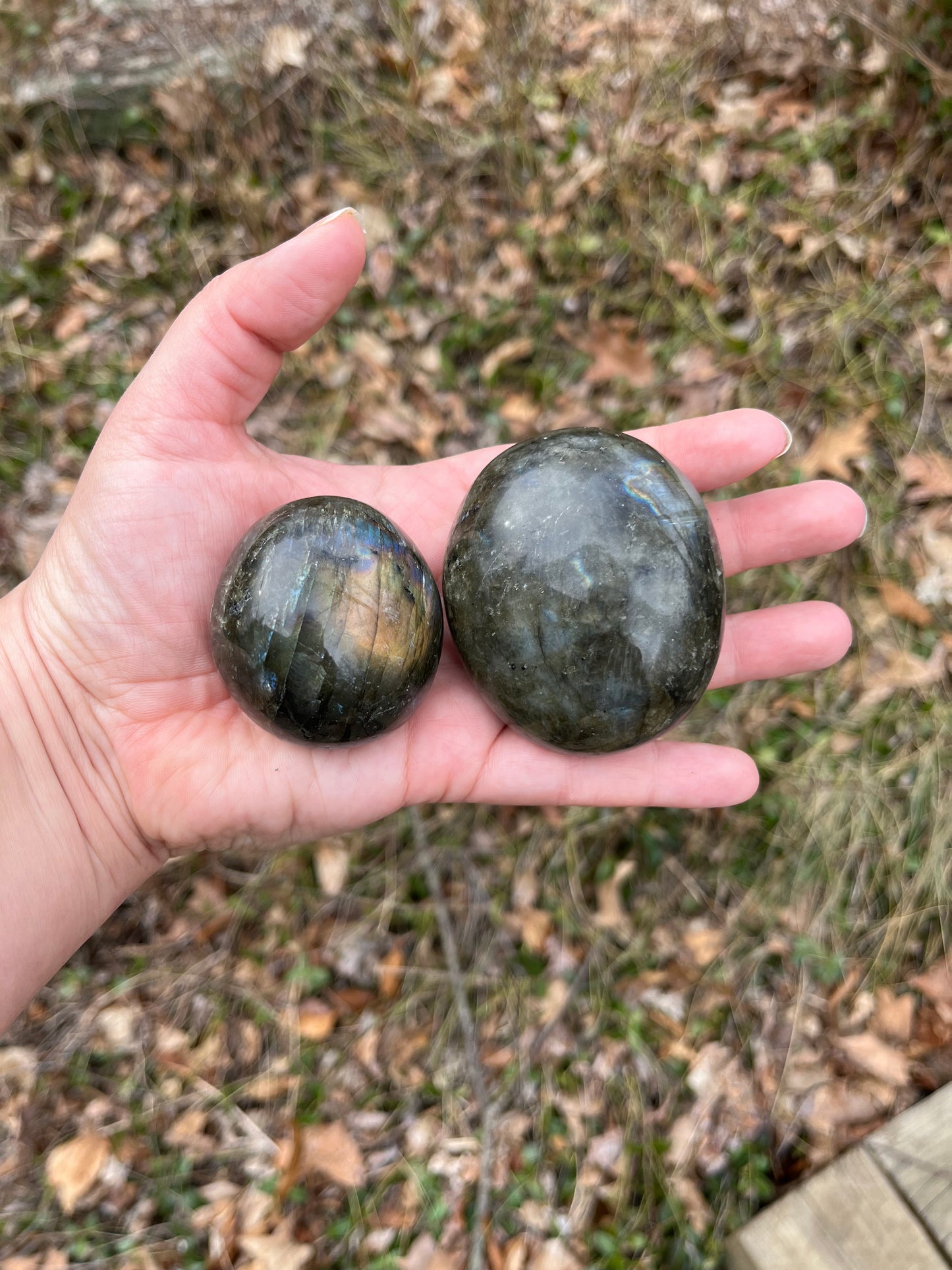 Labradorite Palm Stones