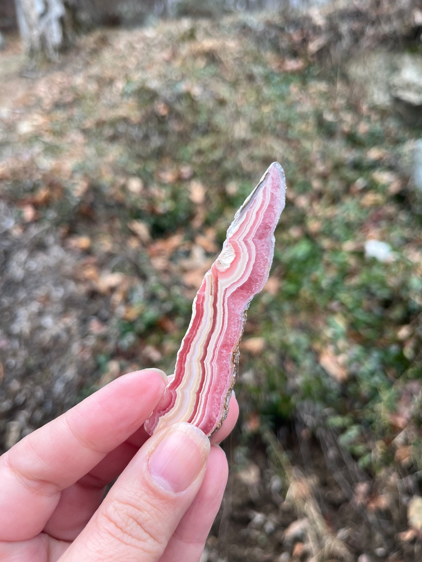 Rhodochrosite slab