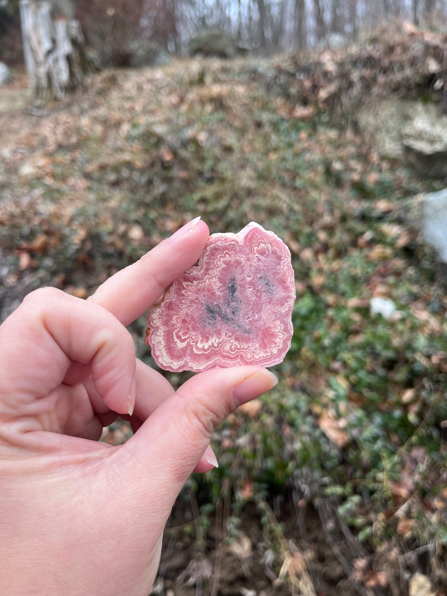 Rhodochrosite slab